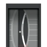 Eliptik Çizgili Kompozit Kapı Modeli YC 85