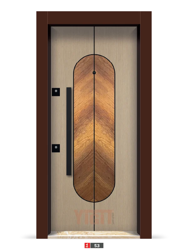 YC-53 Elit Laminoks Çelik Kapı
