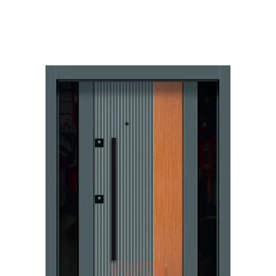Çift Panelli Modern Kompozit Kapı Modeli YC 105