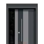 Dikey Oluklu Kompozit Kapı Modeli YC 83