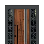 Kompozit Panel ve Cam Kombinasyonlu Kapı Modeli YC 86