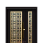 KOD: YC 206 - Camlı Panel - SİYAH / GOLD