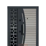 KOD: YC 210 - Camlı Panel - ANTRASİT / GRİ KUMAŞ